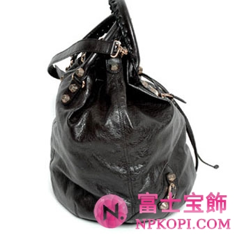 バレンシアガ（BALENCIAGA）POMPON GIANT　レディース2wayトートバッグ　ブラック　285440-D94JO-1000 
